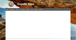 Desktop Screenshot of coyotespas.com