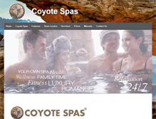 Tablet Screenshot of coyotespas.com